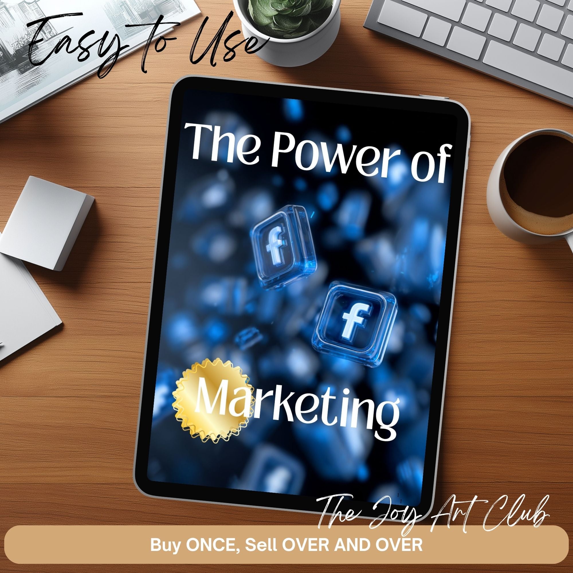 JAC - PLR  / DFY Ebook - 100% Editable - #Power of Facebook Marketing