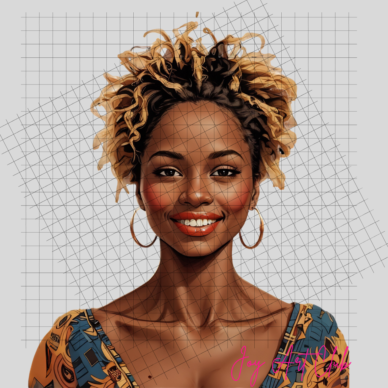 JAC - Black Woman Art - Clipart Bundle PLR / DFY - #Black Woman Style