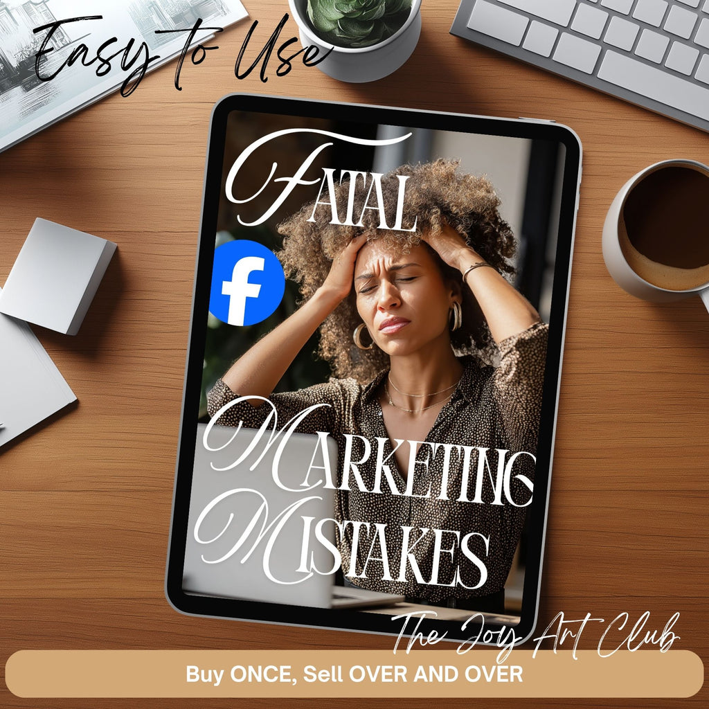 JAC - PLR  / DFY Ebook - 100% Editable - #Fatal Facebook Marketing Mistakes