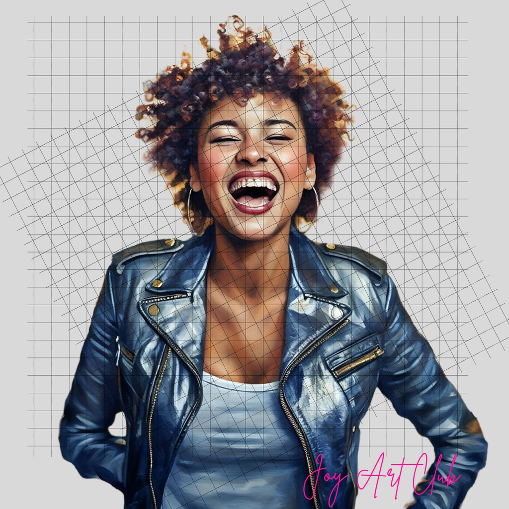 JAC - Black Woman Art - Clipart Bundle PLR / DFY - #Afro Bliss