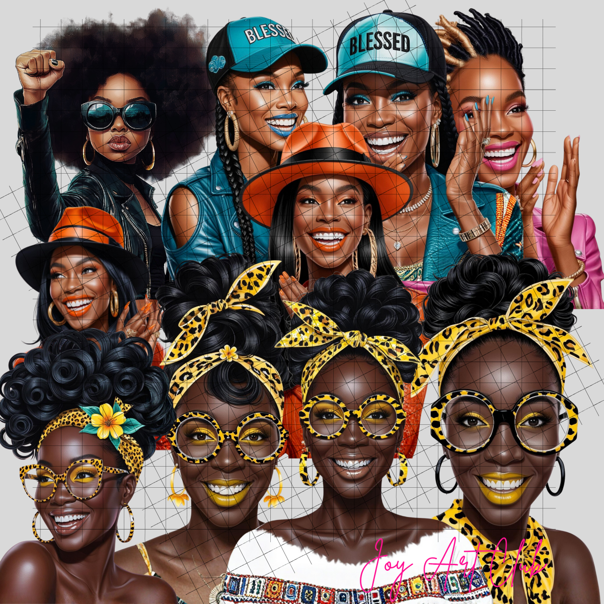 JAC - Mini Bundle Clipart Set - PLR / DFY - #Soul of a Sis