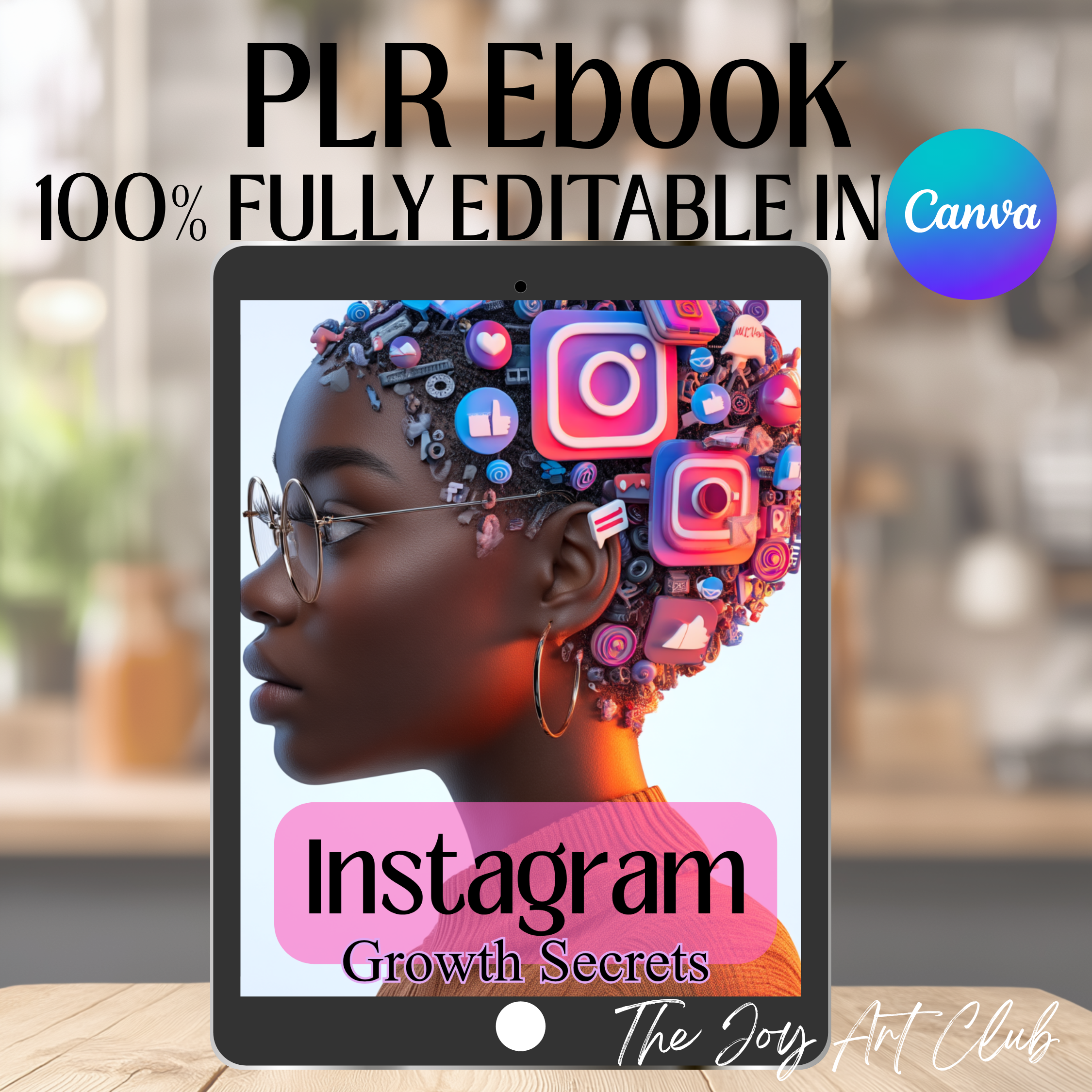 JAC - PLR  / DFY Ebook - 100% Editable - #Instagram Growth Secrets
