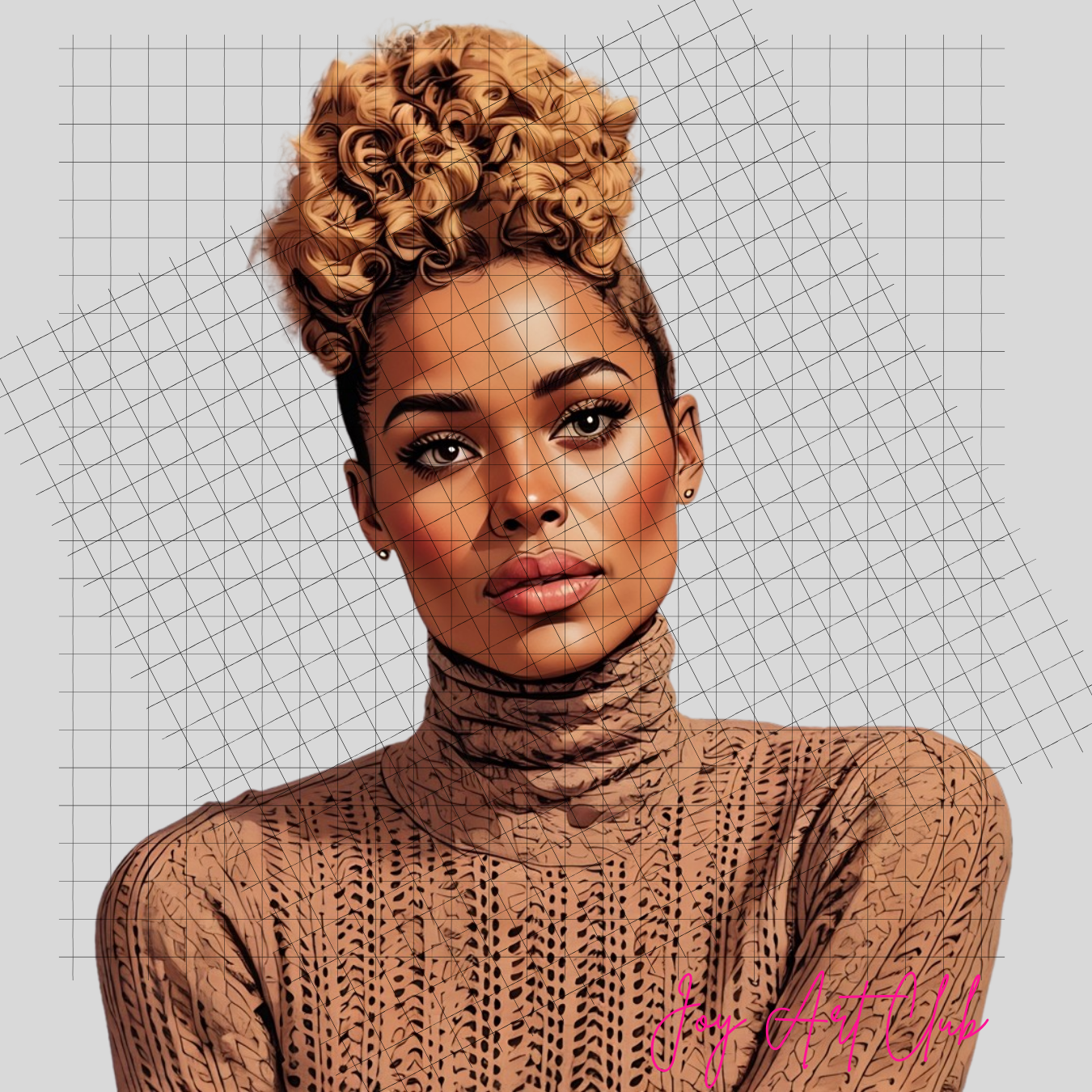 JAC - Black Woman Art - Clipart Bundle PLR / DFY - #Beauty In Motion