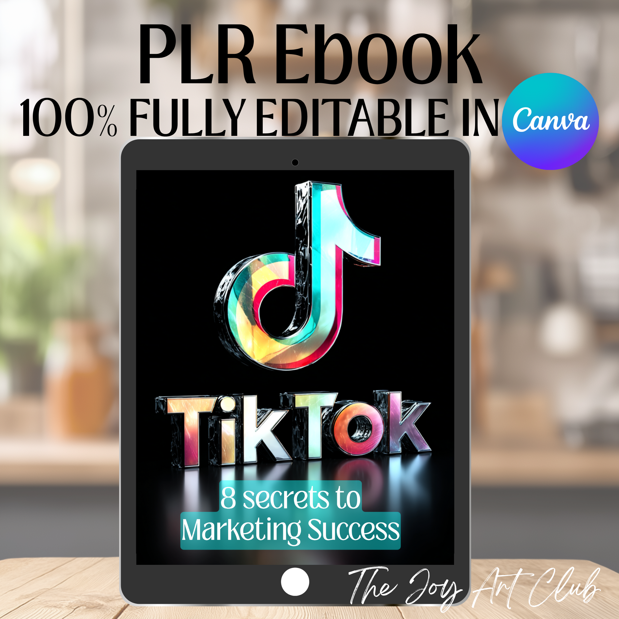 JAC - PLR  / DFY Ebook - 100% Editable - #8 Secrets to Marketing Success with Tik Tok