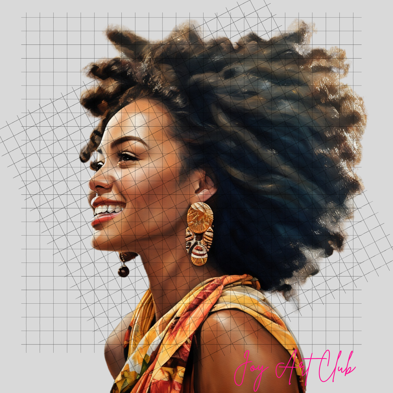 JAC - Black Woman Art - Clipart Bundle PLR / DFY - #Afro Bliss