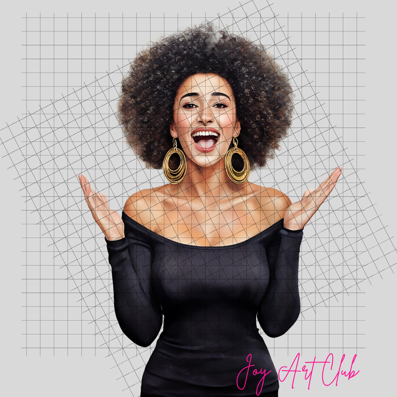 JAC - Black Woman Art - Clipart Bundle PLR / DFY - #Just Perfect