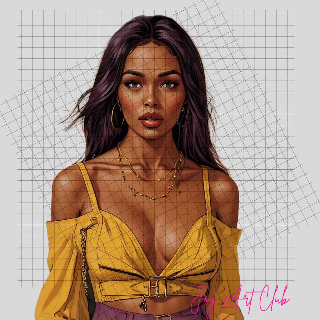JAC - Black Woman Art - Clipart Bundle PLR / DFY - #Sassy Sis