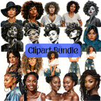 JAC - Standard Bundle Clipart Set - PLR / DFY - #Bubbly Mood
