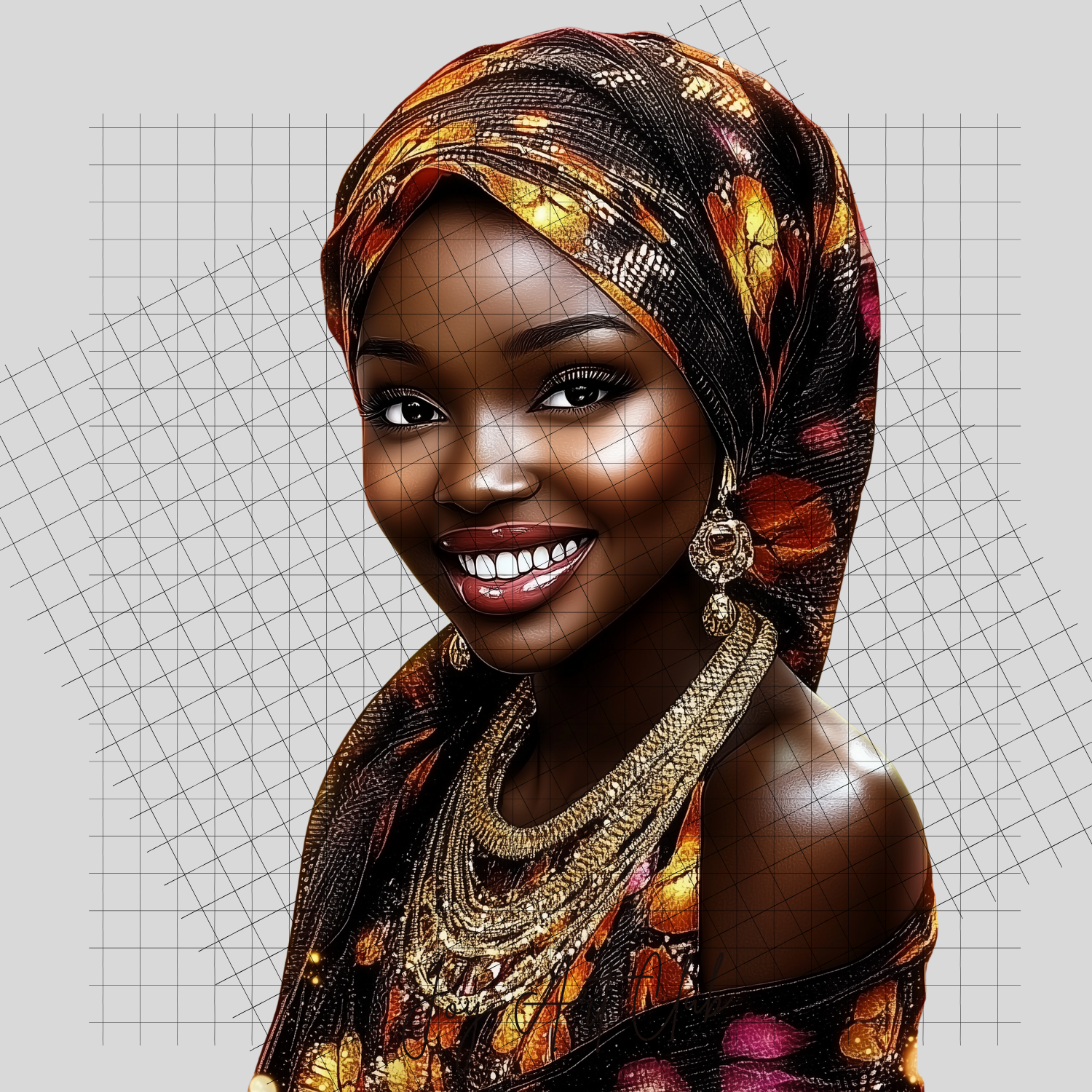 JAC - Black Woman Art - Clipart Bundle PLR / DFY - #Queens Day PLR Clipart