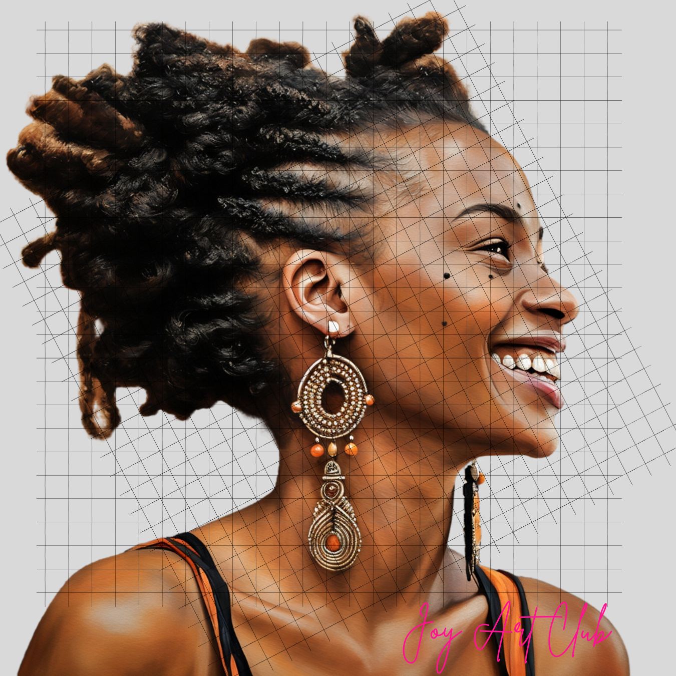 JAC - Black Woman Art - Clipart Bundle PLR / DFY - #Just Perfect