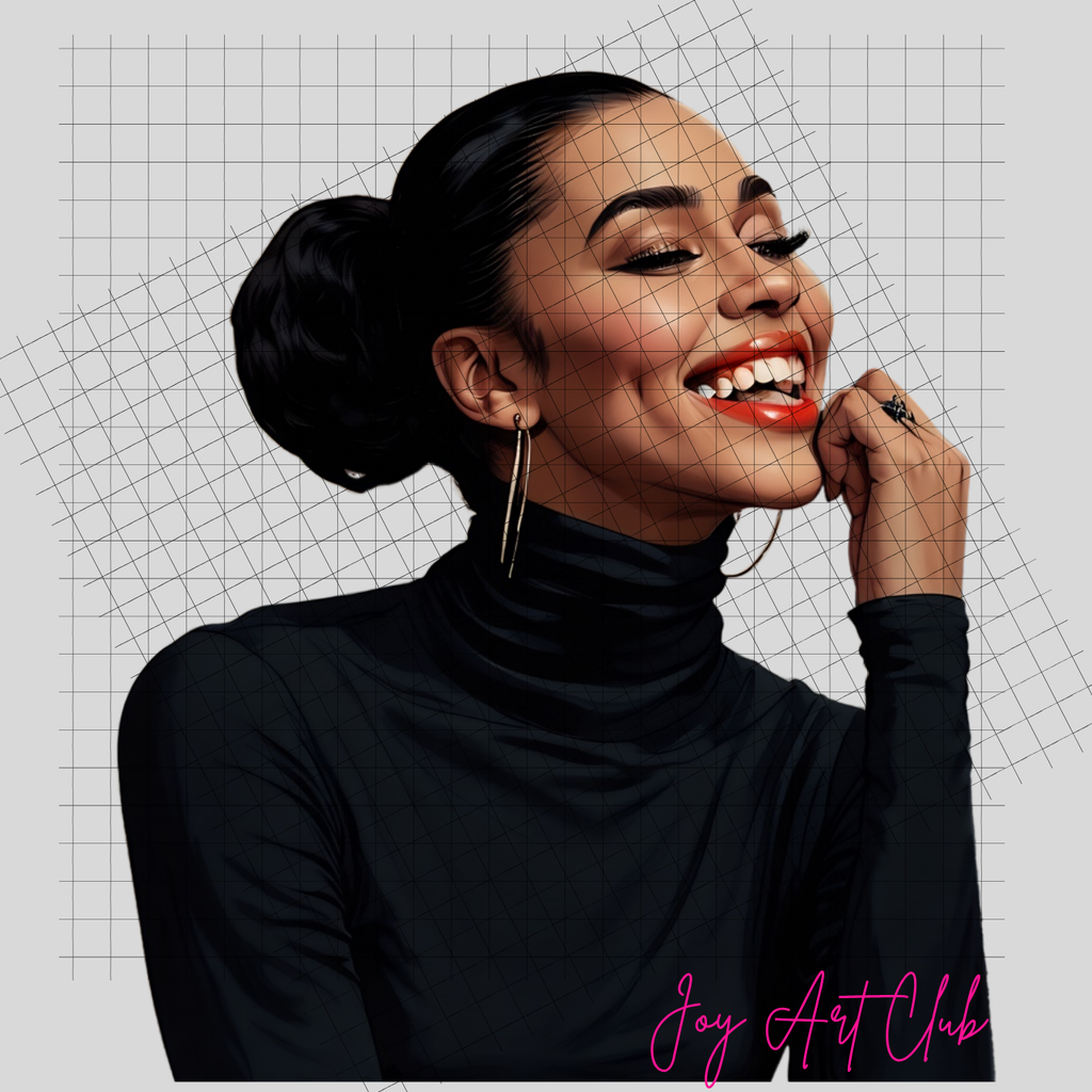 JAC - Black Woman Art - Clipart Bundle PLR / DFY - #Beauty In Motion