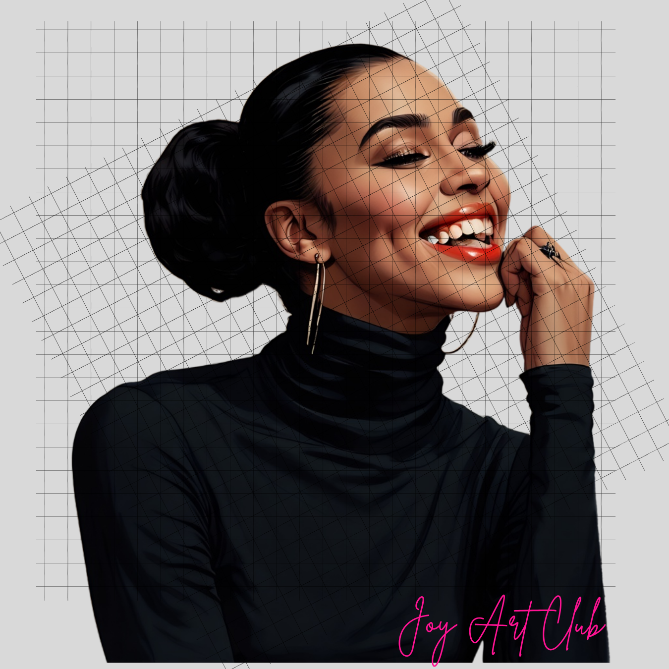JAC - Black Woman Art - Clipart Bundle PLR / DFY - #Beauty In Motion