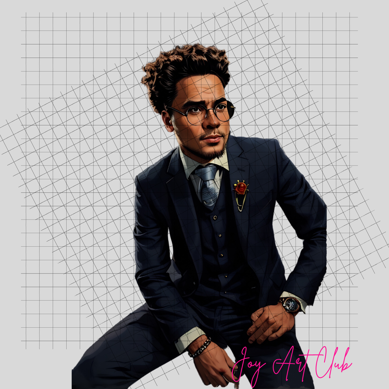 JAC - Diversity Men Art - Clipart Bundle PLR / DFY - #Variety Swag