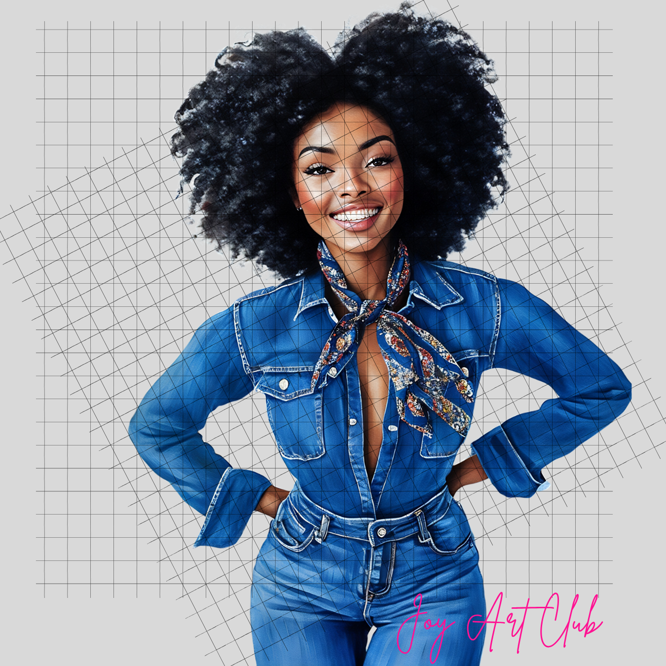 JAC - Black Woman Art - Clipart Bundle PLR / DFY - #Best Days Ever
