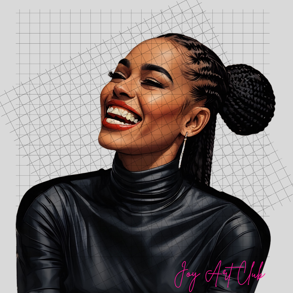 JAC - Black Woman Art - Clipart Bundle PLR / DFY - #Beauty In Motion