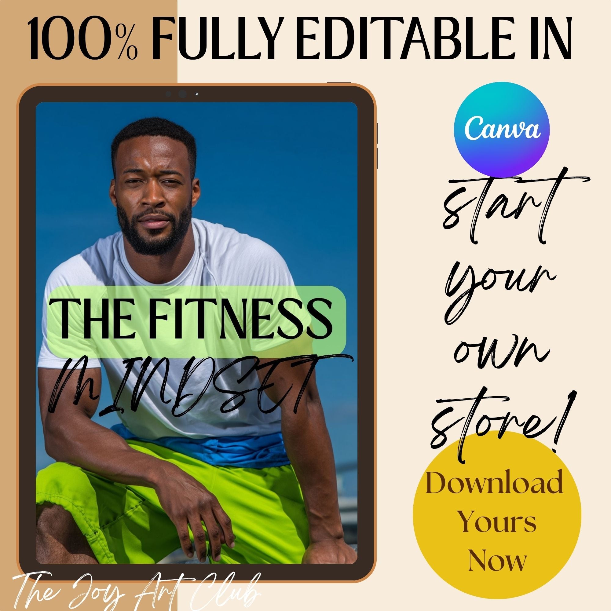 JAC - PLR  / DFY Ebook - 100% Editable - #The Fitness Mindset