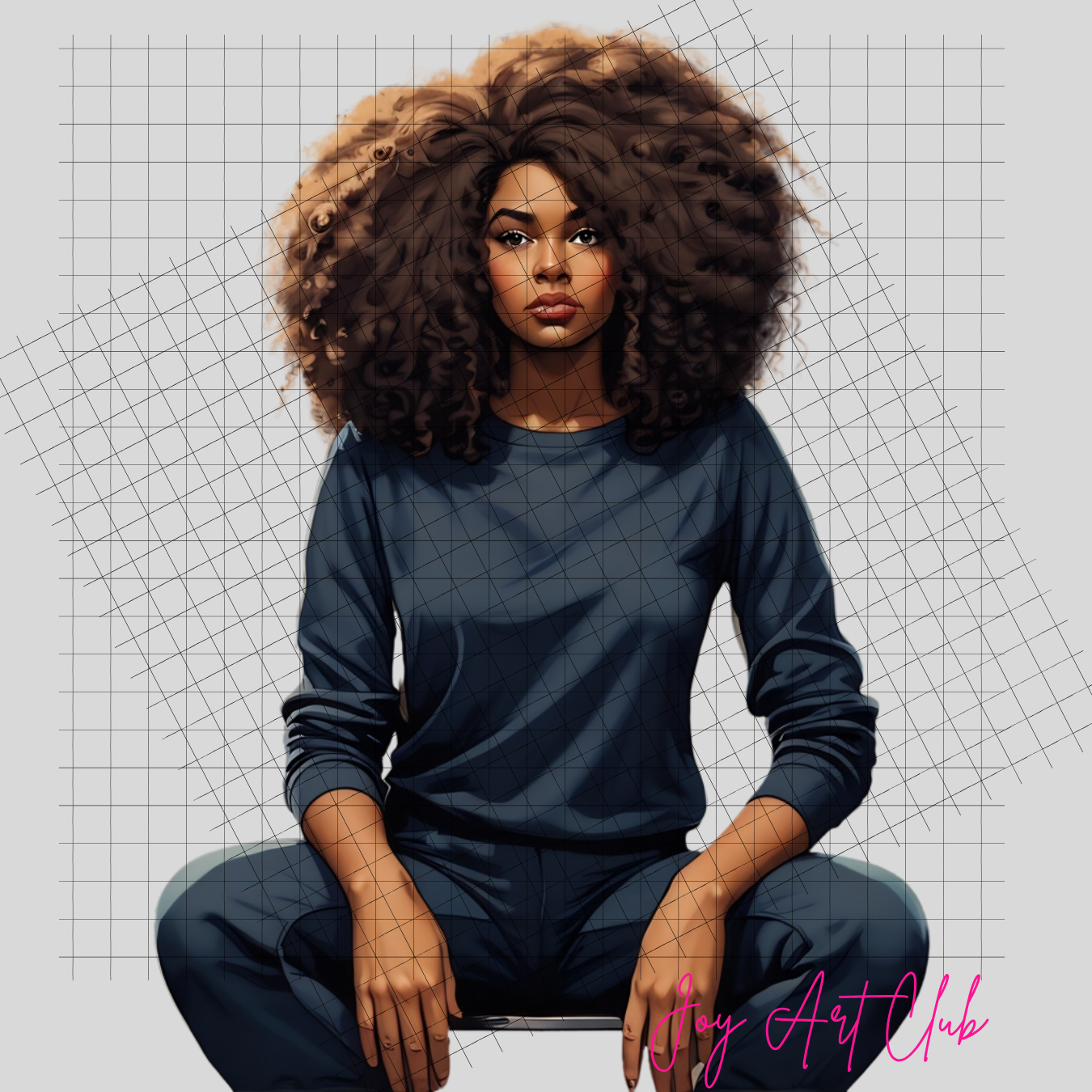JAC - Black Woman Art - Clipart Bundle PLR / DFY - #My Journey