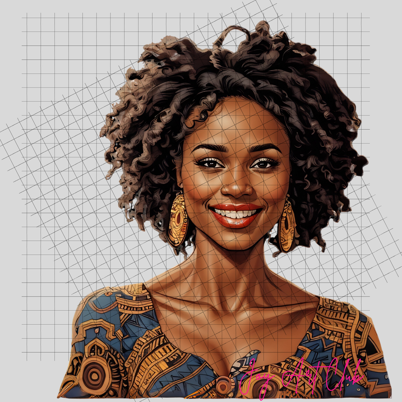 JAC - Black Woman Art - Clipart Bundle PLR / DFY - #Black Woman Style