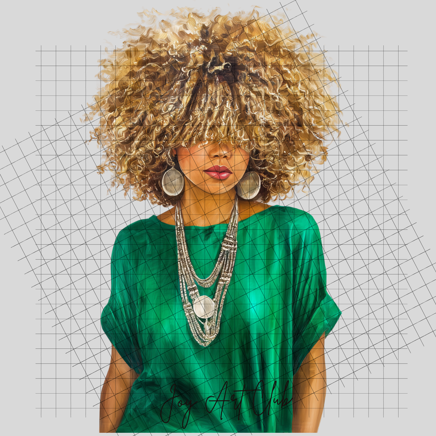 JAC - Black Woman Art- Clipart Bundle PLR / DFY - #Mixed Emotions