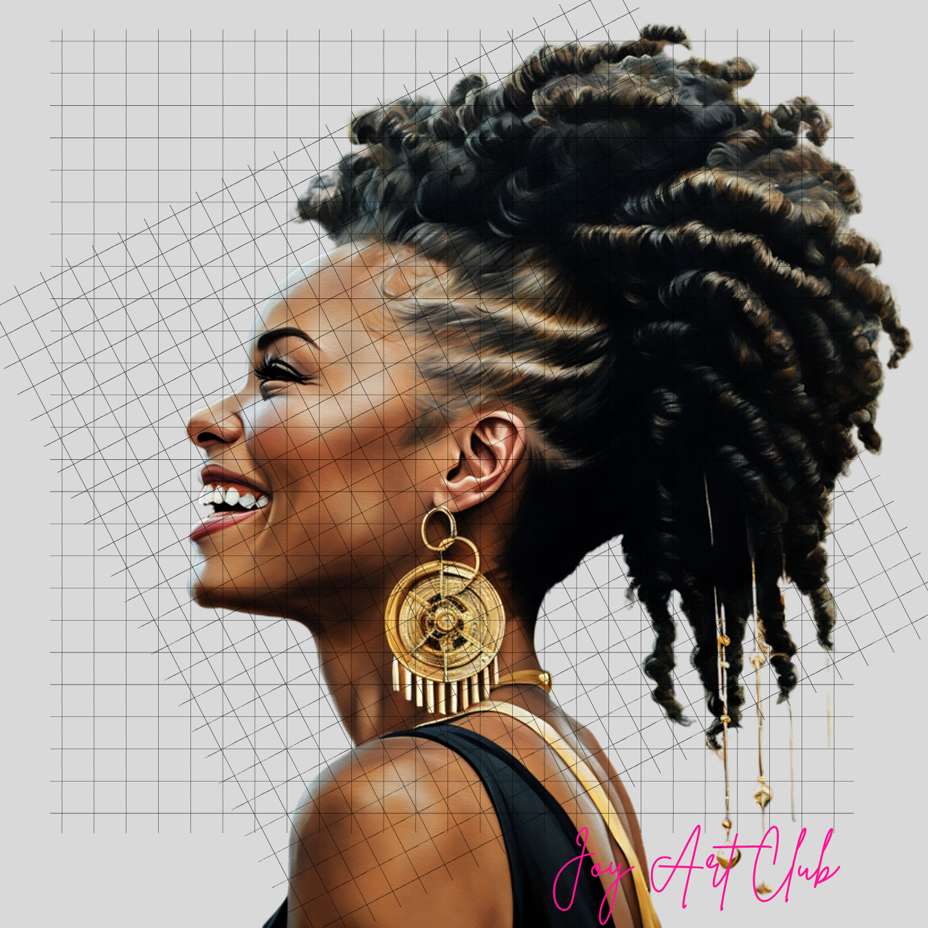 JAC - Black Woman Art - Clipart Bundle PLR / DFY - #Just Perfect