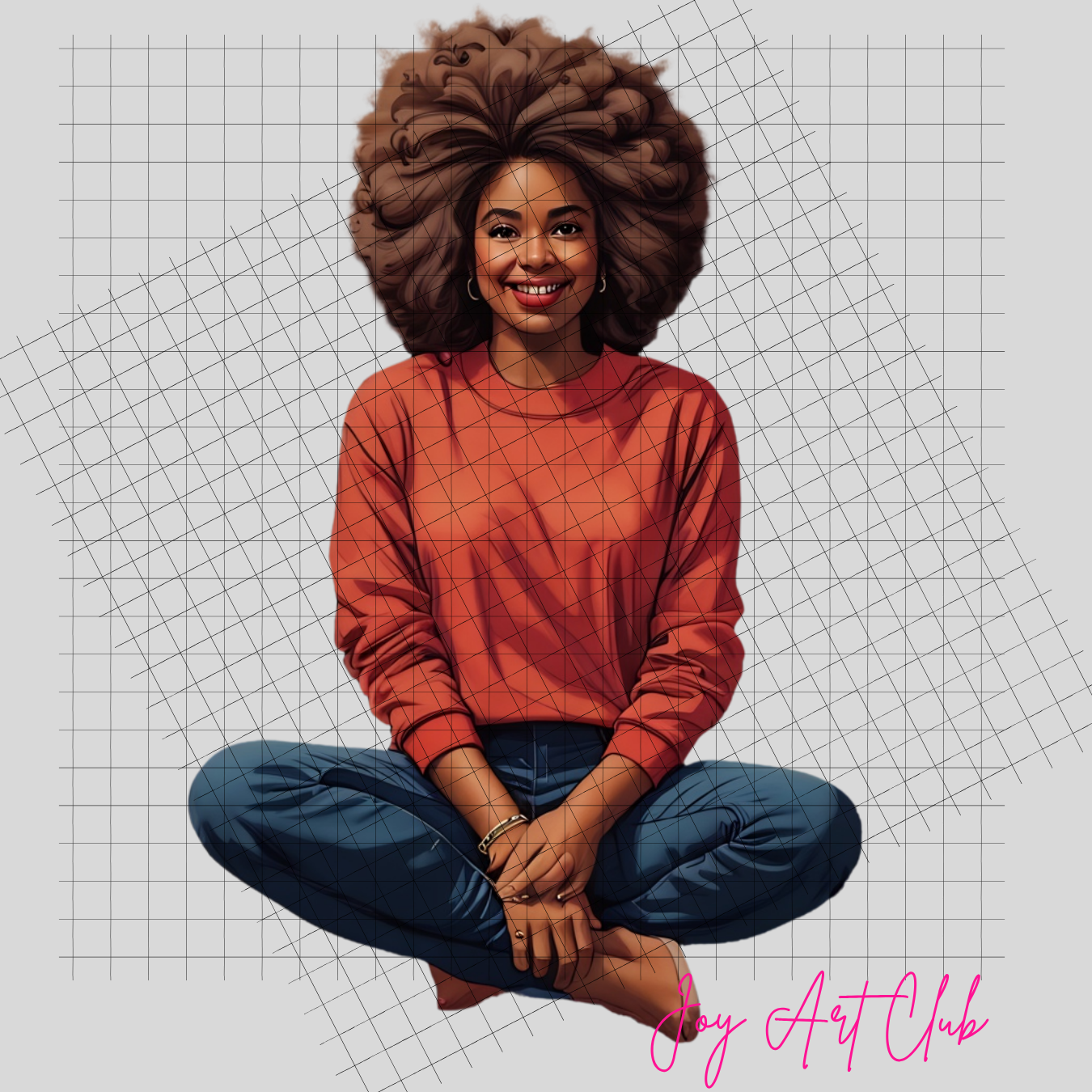 JAC - Black Woman Art - Clipart Bundle PLR / DFY - #My Journey