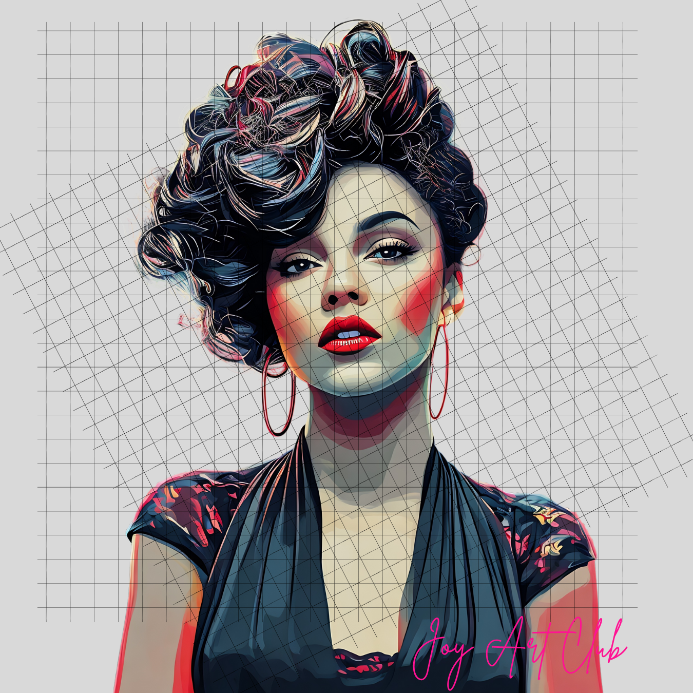 JAC - Black Woman Art - Clipart Bundle PLR / DFY - #Poppin Sistas