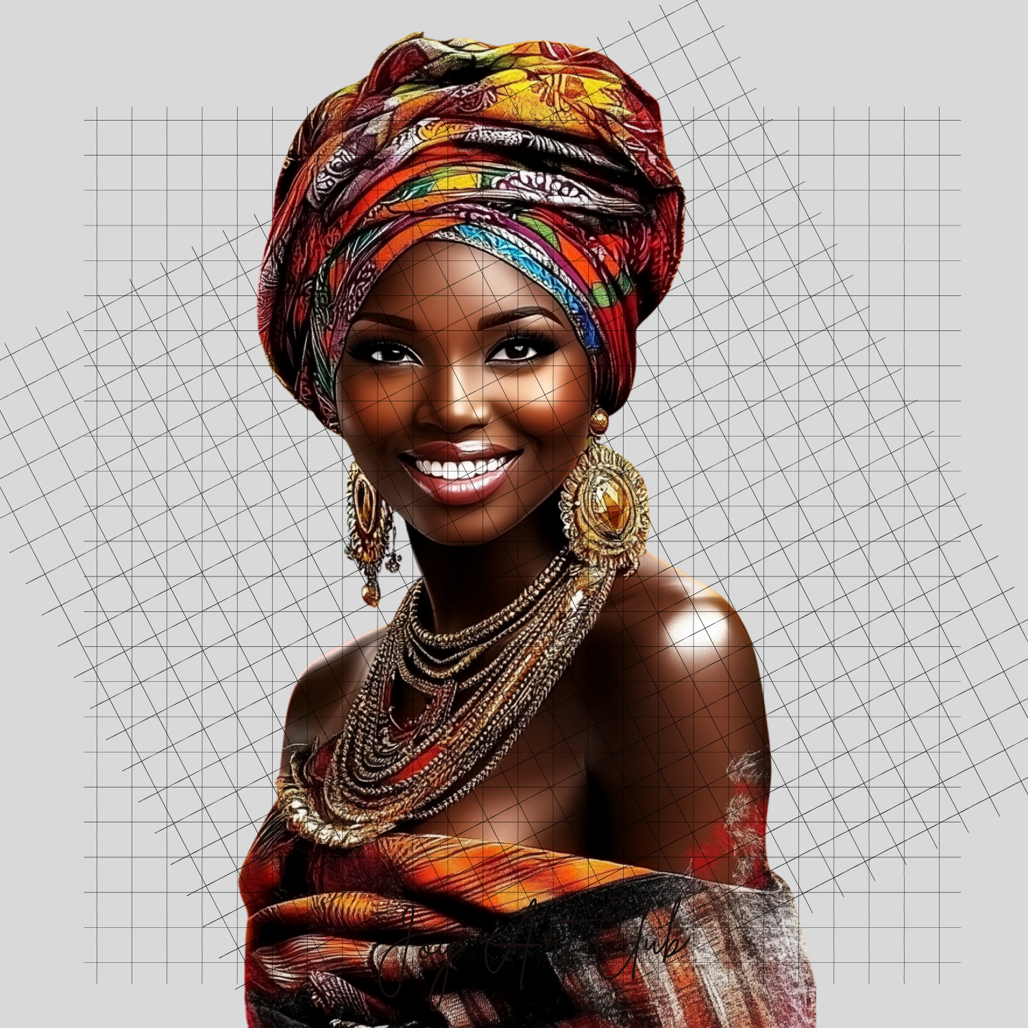 JAC - Black Woman Art - Clipart Bundle PLR / DFY - #Queens Day PLR Clipart