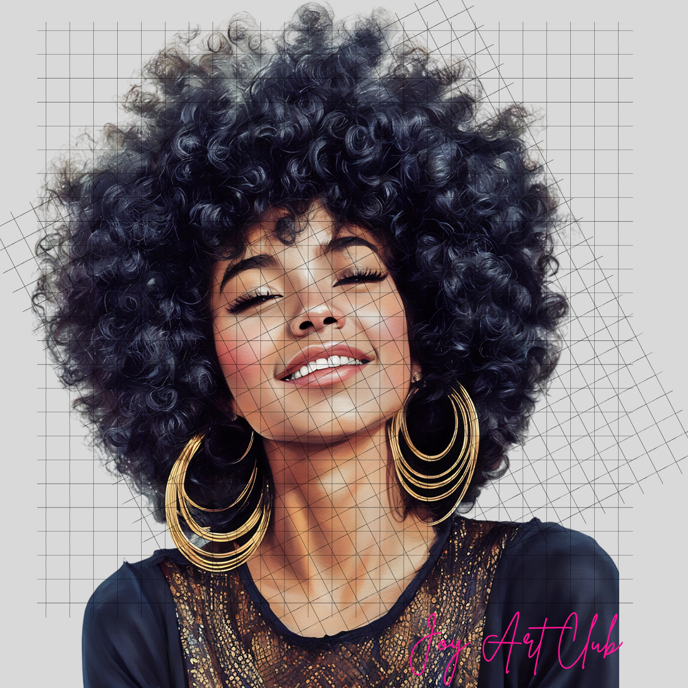 JAC - Black Woman Art - Clipart Bundle PLR / DFY - #Dreamy Days Sis
