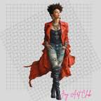 JAC - Mini Bundle Clipart Set - PLR / DFY - #Red Glam Sis