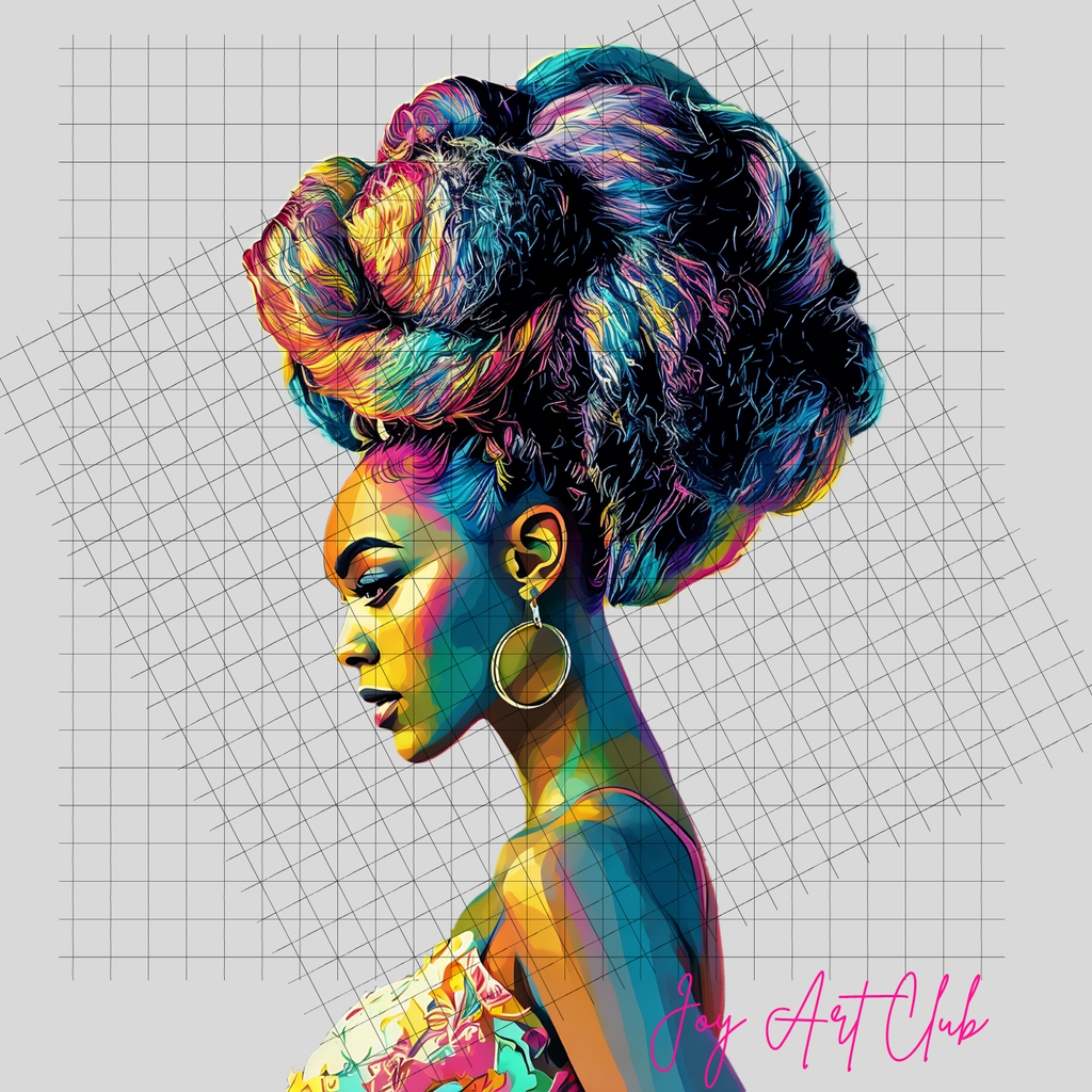 JAC - Black Woman Art - Clipart Bundle PLR / DFY - #Poppin Sistas