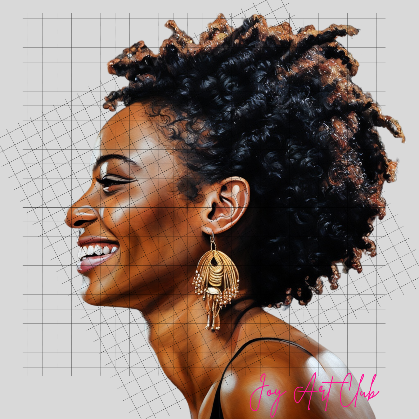 JAC - Black Woman Art - Clipart Bundle PLR / DFY - #Just Perfect