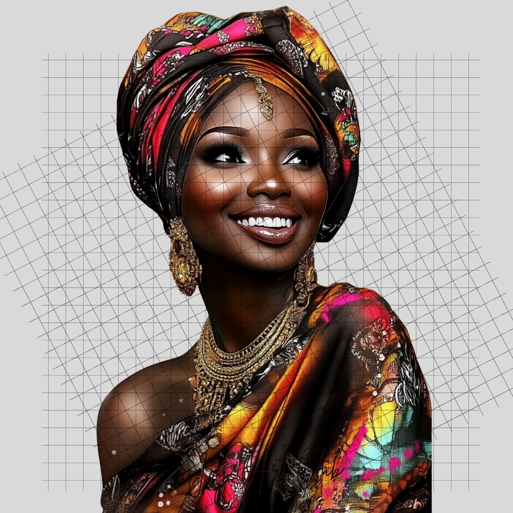 JAC - Black Woman Art - Clipart Bundle PLR / DFY - #Queens Day PLR Clipart