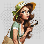 JAC - Mini Bundle Clipart Set - PLR / DFY - #Blond Bombshell