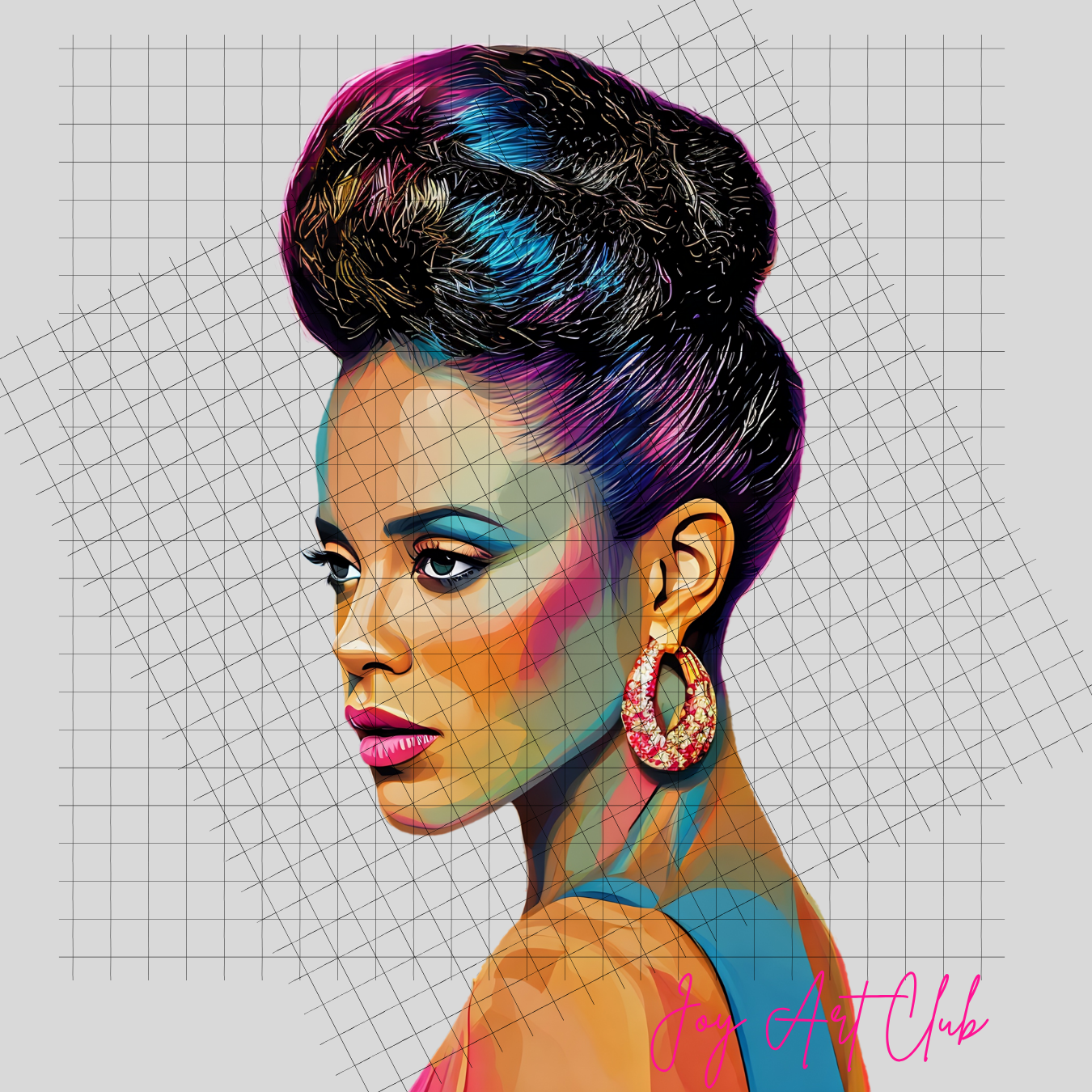 JAC - Black Woman Art - Clipart Bundle PLR / DFY - #Poppin Sistas
