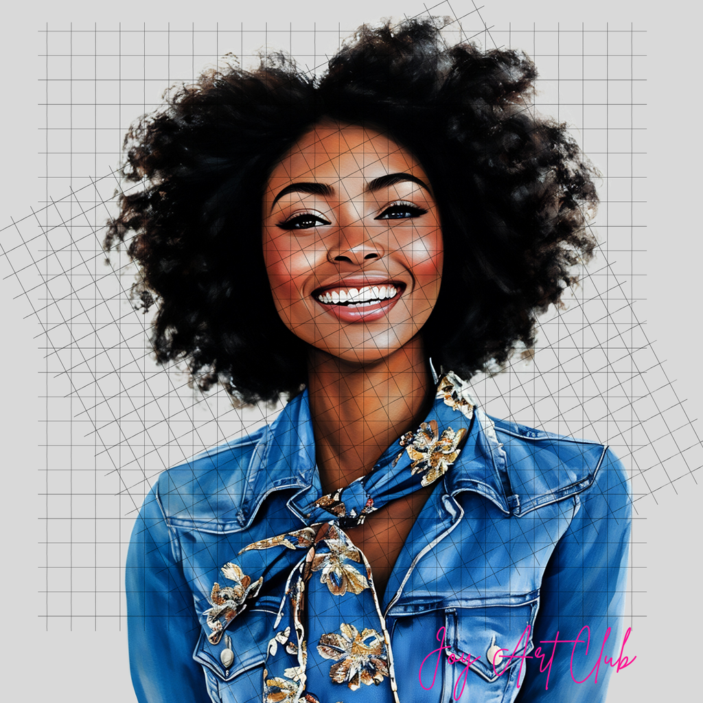 JAC - Black Woman Art - Clipart Bundle PLR / DFY - #Dreamy Days Sis