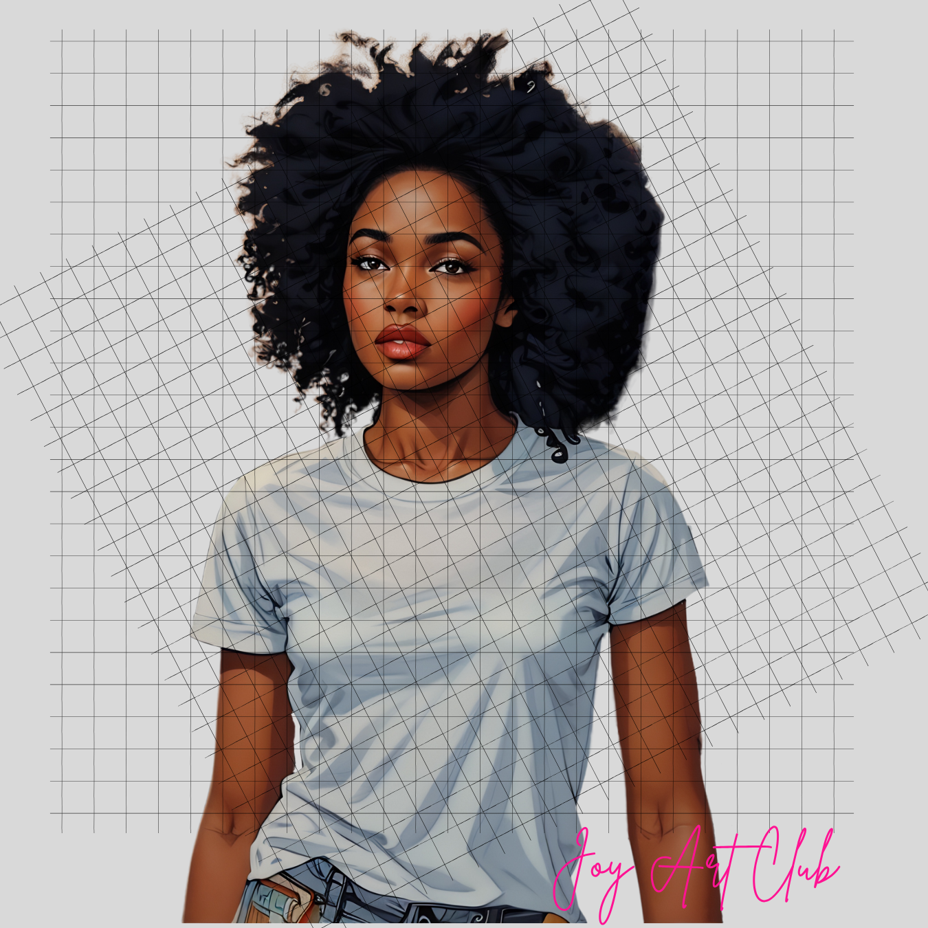 JAC - Black Woman Art - Clipart Bundle PLR / DFY - #My Journey