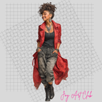 JAC - Mini Bundle Clipart Set - PLR / DFY - #Red Glam Sis