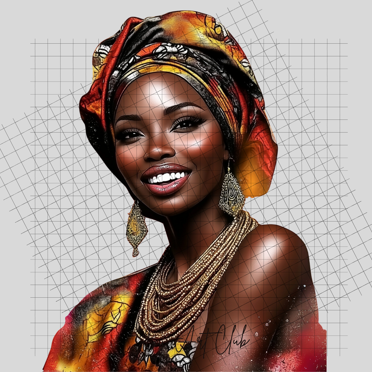 JAC - Black Woman Art - Clipart Bundle PLR / DFY - #Queens Day PLR Clipart
