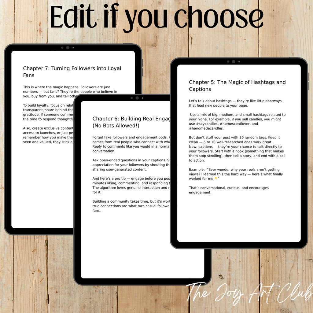 JAC - PLR  / DFY Ebook - 100% Editable - #Instagram Growth Secrets