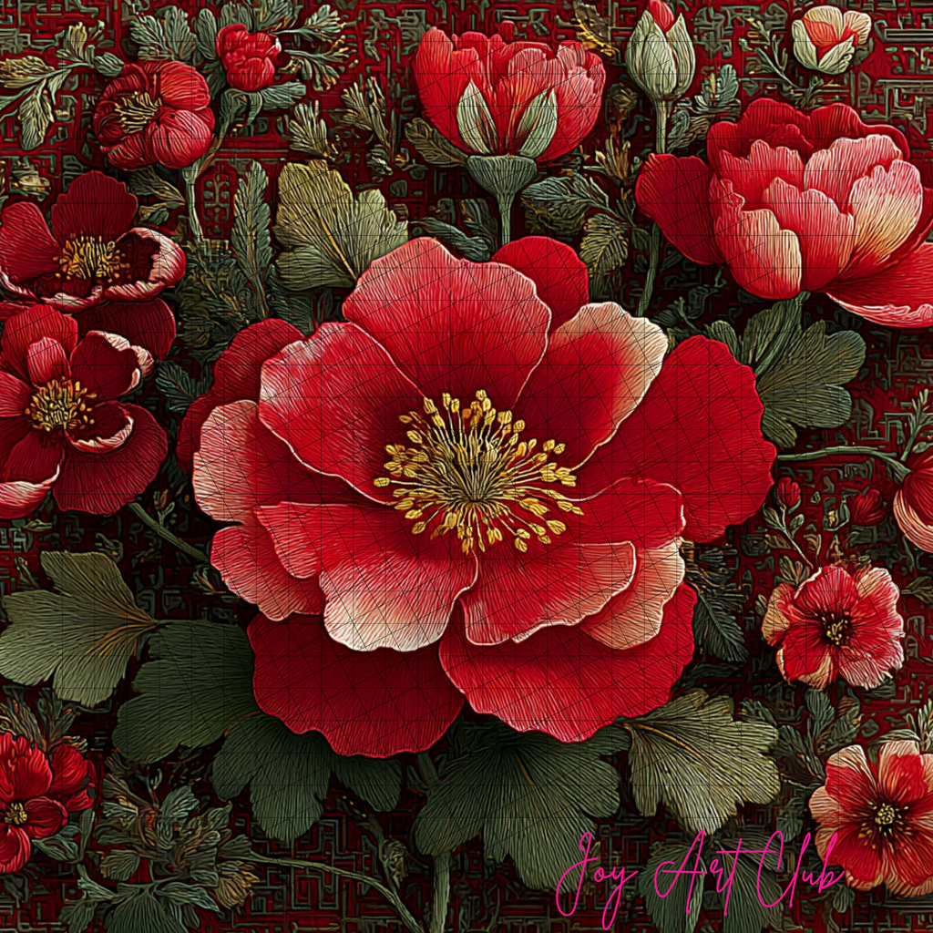 JAC - Standard Bundle Digital Papers Set  - #Rolling Red