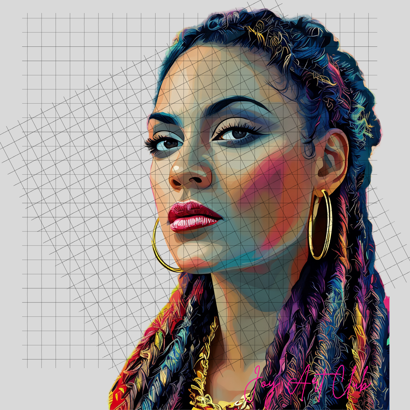 JAC - Black Woman Art - Clipart Bundle PLR / DFY - #Poppin Sistas