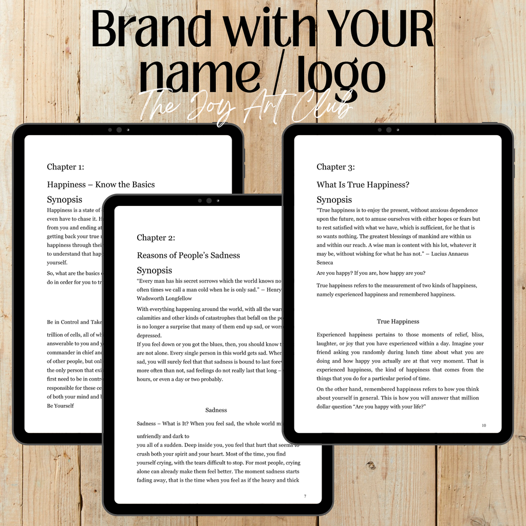 JAC - PLR  / DFY Ebook - 100% Editable - #Healing