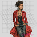 JAC - Mini Bundle Clipart Set - PLR / DFY - #Red Glam Sis