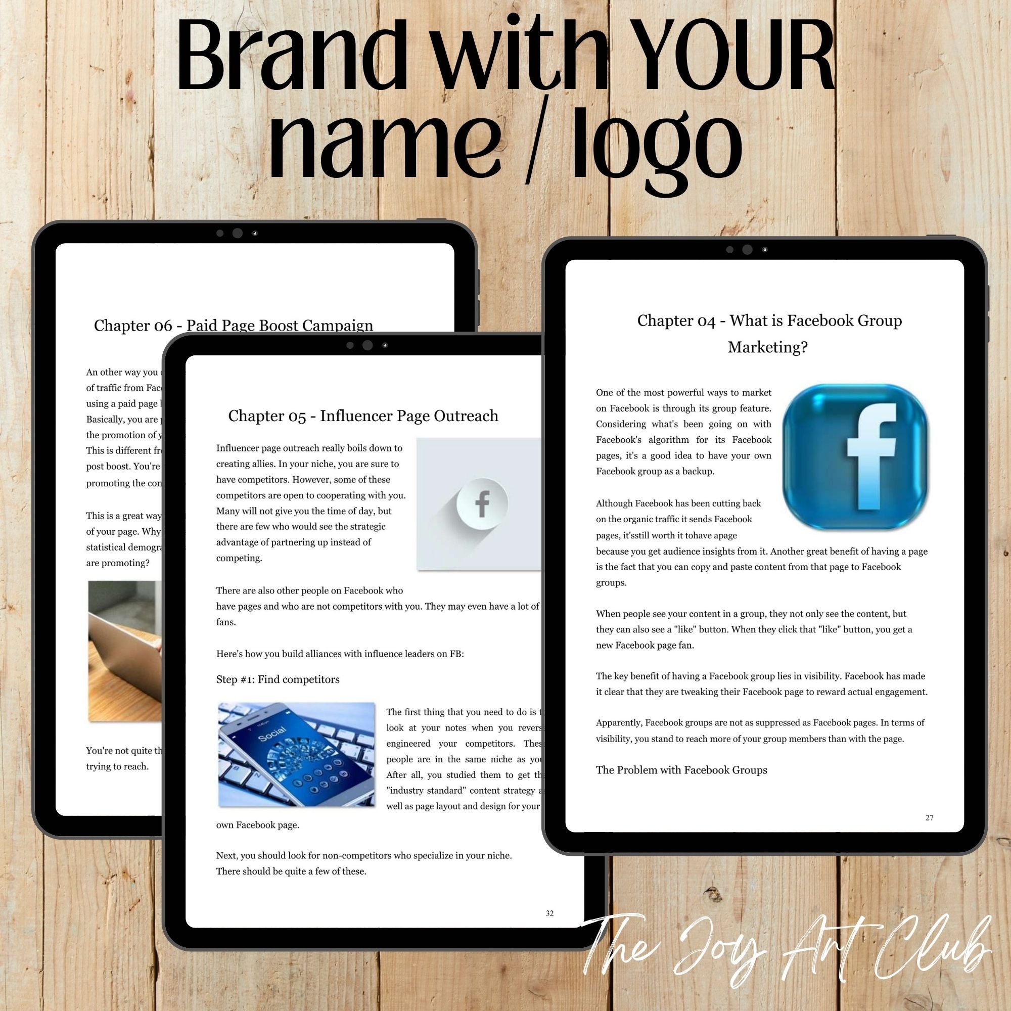 JAC - PLR  / DFY Ebook - 100% Editable - #Power of Facebook Marketing