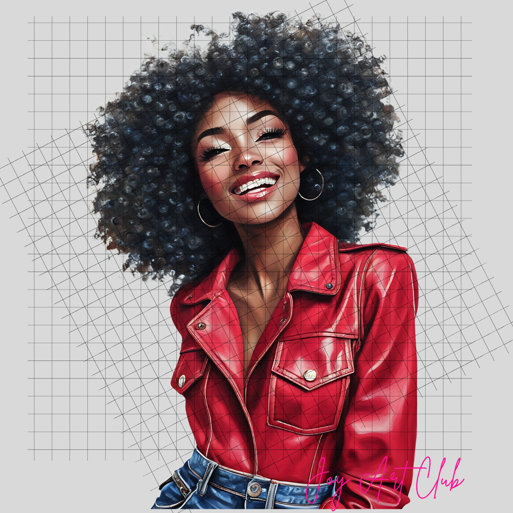 JAC - Black Woman Art - Clipart Bundle PLR / DFY - #Dreamy Days Sis
