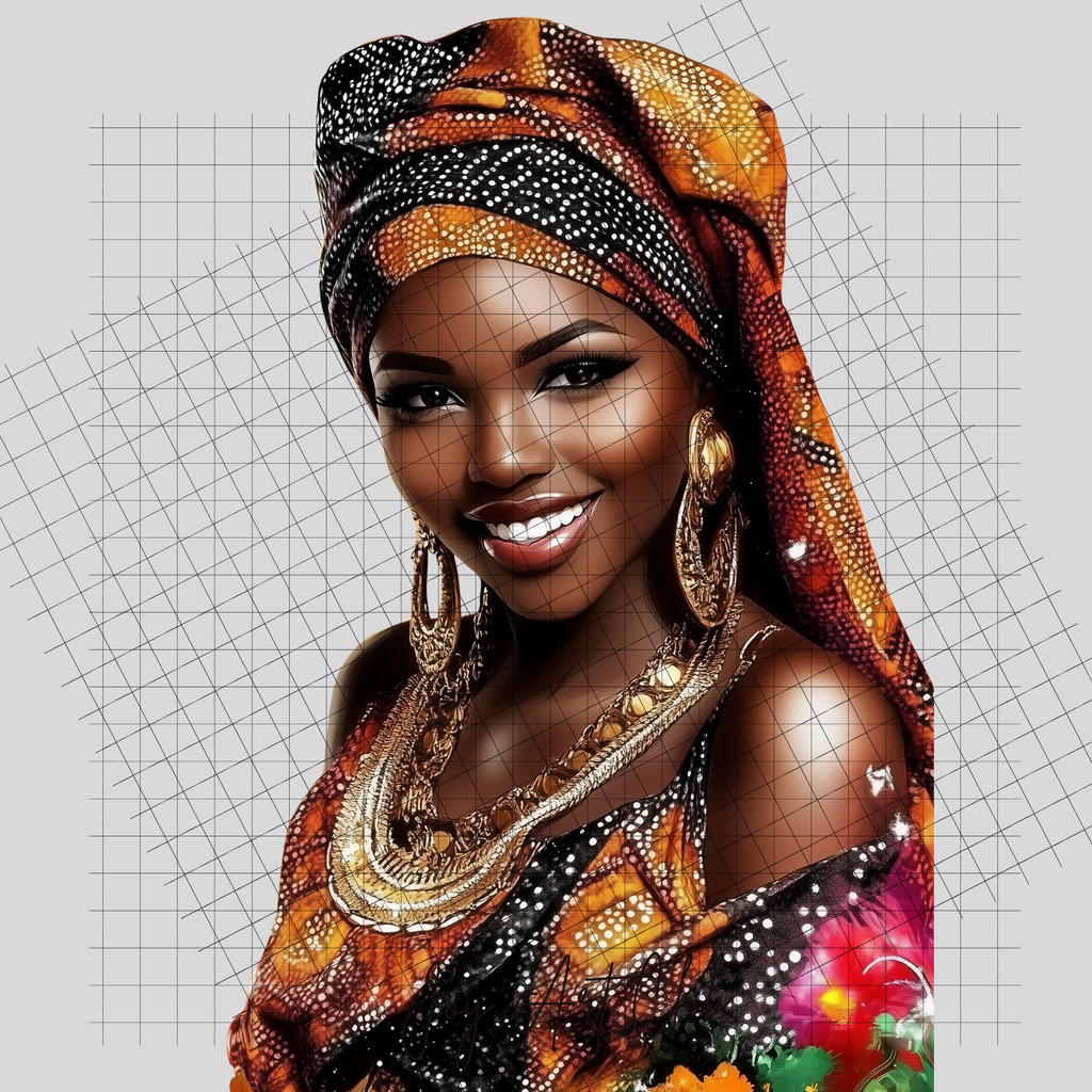 JAC - Black Woman Art - Clipart Bundle PLR / DFY - #Queens Day PLR Clipart