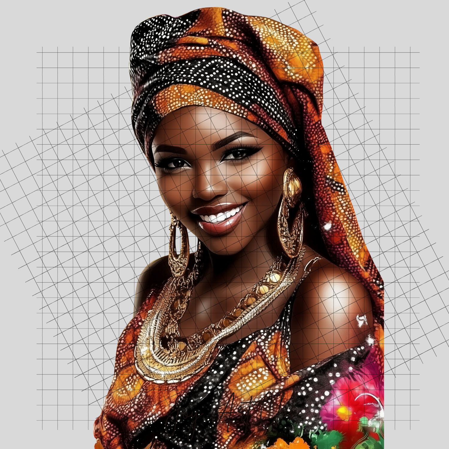 JAC - Black Woman Art - Clipart Bundle PLR / DFY - #Queens Day PLR Clipart