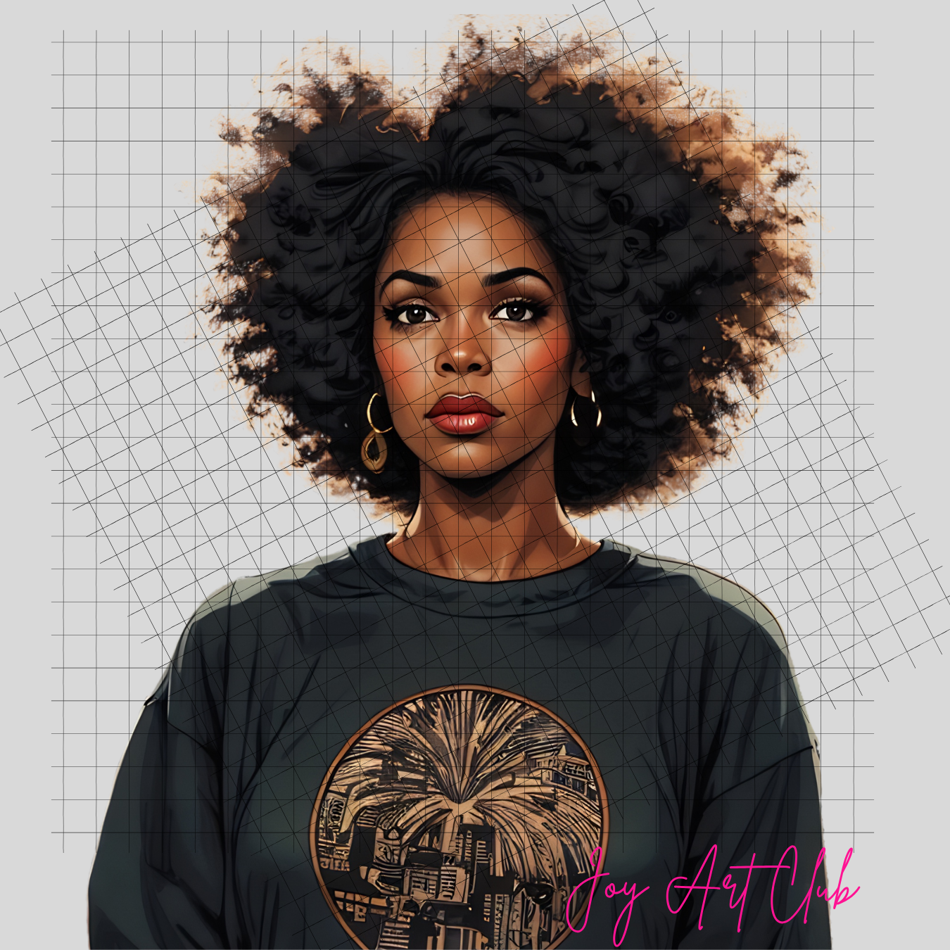 JAC - Black Woman Art - Clipart Bundle PLR / DFY - #My Journey