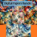 JAC - Mini Bundle Digital Papers Set - #Soft Horizon