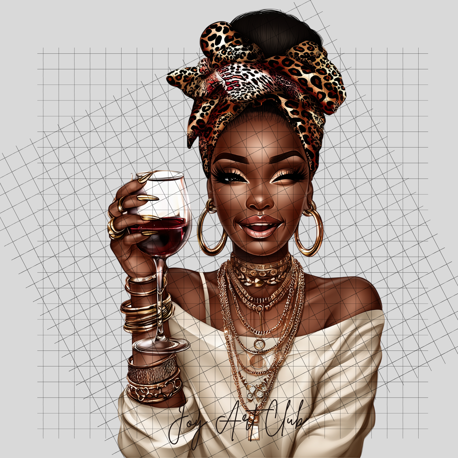 JAC - Black Woman Art- Clipart Bundle PLR / DFY - #Mixed Emotions